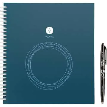 Rocketbook Wave Eco-Friendly Notebook - Blue