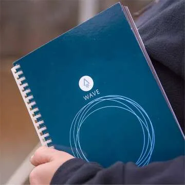 Rocketbook Wave Eco-Friendly Notebook - Blue