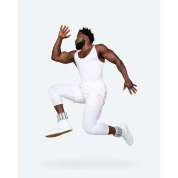 Bala Bangles - Set of 2 (1lb Each) | Adjustable Wearable Wrist & Ankle Weights | Yoga, Dance, Barre, Pilates, Cardio, Aerobics, Walking | Shine