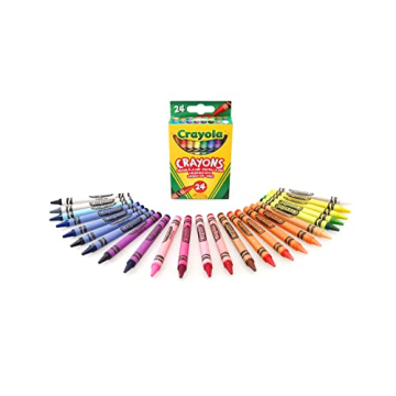 Classic Color Pack Crayons 24 Assorted Colors for Kids