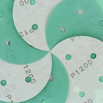 Dura-Gold Premium 1200 Grit 5" Sandpaper Discs - 50 Pack