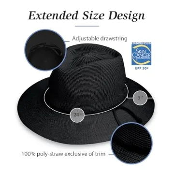 Stylish Women’s Victoria Fedora with UPF 50+ Protection