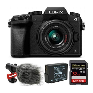 Panasonic LUMIX G7 Bundle with 14-42mm Lens & Accessories