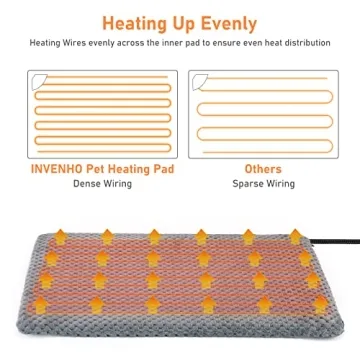 Adjustable Waterproof Pet Heating Pad with Timer - INVENHO