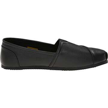 Skechers For Work Women's Kincaid II Slip On Flat w/gore, Black, 9 M US