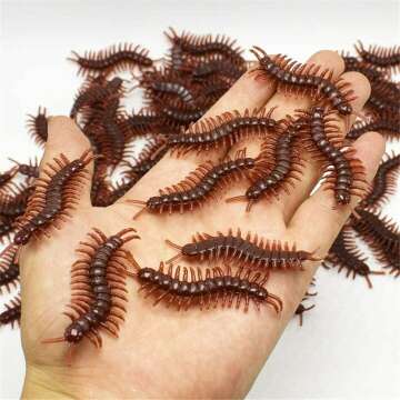 Realistic 20pcs Fake Insects Set for Pranks