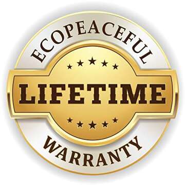 EcoPeaceful Stainless Steel Mason Jar Lids - Safe & Durable