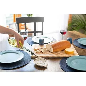 Nat & Jules Dainty Floral White 6 x 4 inch Ceramic Oval Countertop Spoon Rest - Versatile & Ideal for Everyday use from Stove Top, Kitchen Counter, & Coffee or Cooking Stations, Dainty Floral White