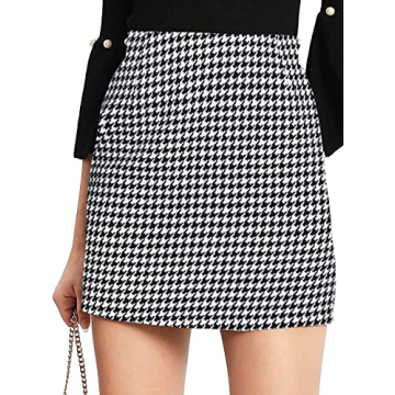 Floerns Women's High Waist Bodycon Mini Skirt - Chic & Versatile