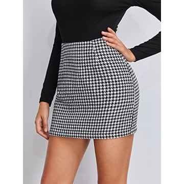 Floerns Women's High Waist Bodycon Mini Skirt - Chic & Versatile