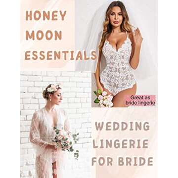 Avidlove White Lingerie for Women Teddy Bodysuit - Stunning Floral Lace