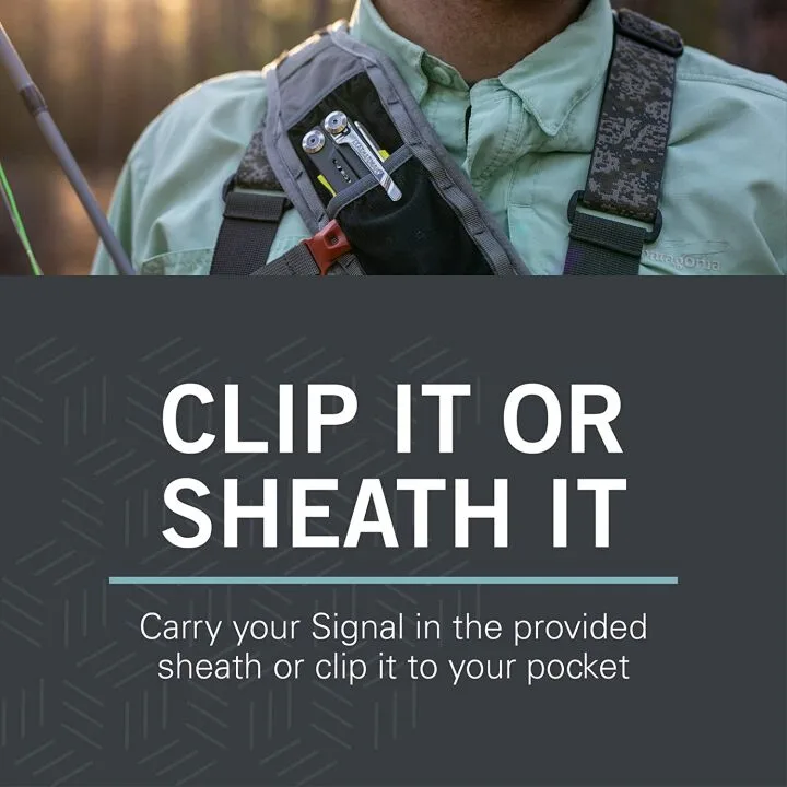 LEATHERMAN Signal Camping Multitool with Fire Starter