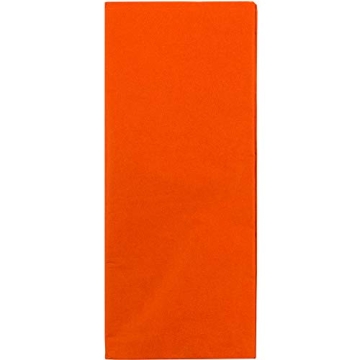 JAM PAPER Orange Tissue Paper - 10 Sheets for Gifts