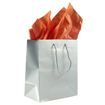 JAM PAPER Orange Tissue Paper - 10 Sheets for Gifts