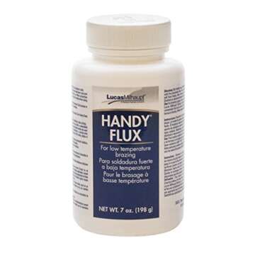 Handy Flux - 7 oz Jar w/Brush General Purpose Jewelry Making Metal Brazing Soldering Flux