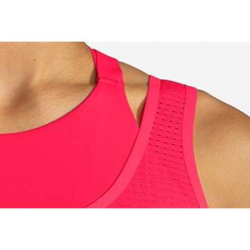 Brooks Drive Mesh Run Bra - Fluoro Pink - Small