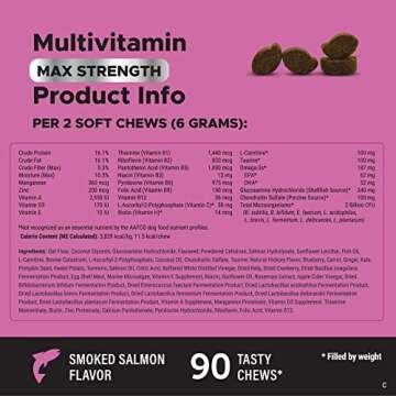 Pet Honesty Dog Multivitamin Max Strength - 15 in 1 Essential Health Support