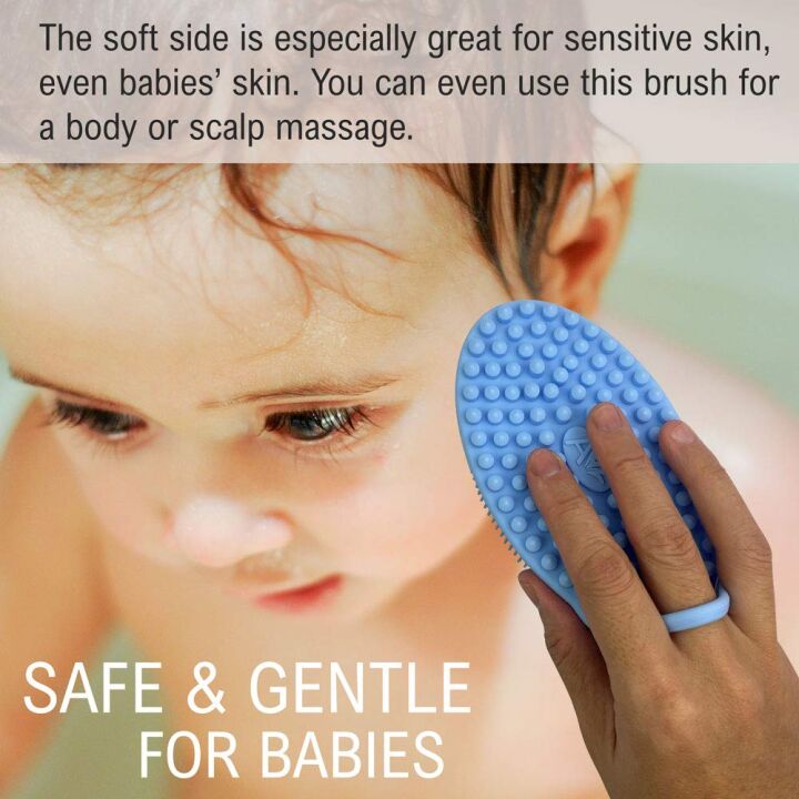 Avilana Silicone Body Scrubber - Long Lasting & Hygienic