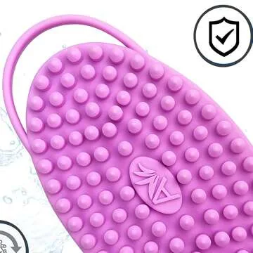 Avilana Silicone Body Scrubber - Long Lasting & Hygienic