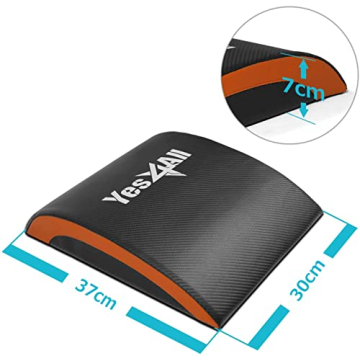Yes4All Ergonomic Foldable Ab Mat for Core Exercises