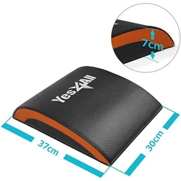 Yes4All Ergonomic Foldable Ab Mat for Core Exercises