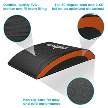 Yes4All Ergonomic Foldable Ab Mat for Core Exercises