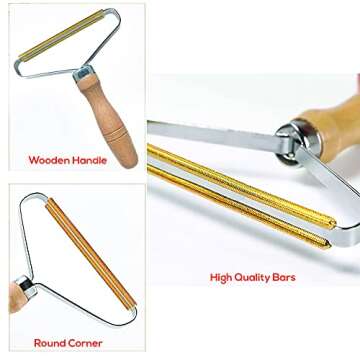 EJSHAMI Reusable Cat Hair Remover - Special Dog Hair Remover Multi Fabric Edge and Carpet Scraper Cl...