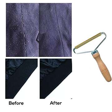 EJSHAMI Reusable Cat Hair Remover - Special Dog Hair Remover Multi Fabric Edge and Carpet Scraper Clean - Easy Pet Hair Remover for Couch, Pet Towers & Rugs – Lint Remover