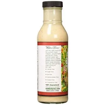 Walden Farms Chipotle Ranch Dressing 2 Pack - Zero Calories