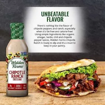 Walden Farms Chipotle Ranch Dressing 2 Pack - Zero Calories