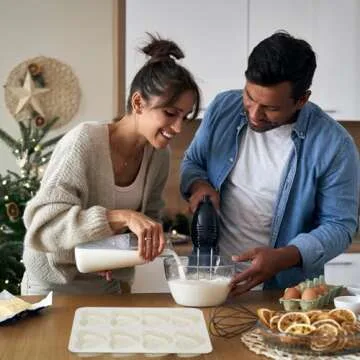 3 PCS Heart Shaped Silicone Molds 8 Cavities Heart Silicone Mold Baking Heart Mini Muffin Pan Heart Shaped Mold Valentine Heart Silicone Mold for Making Chocolate, Candy, Soap and Jelly (Cream)