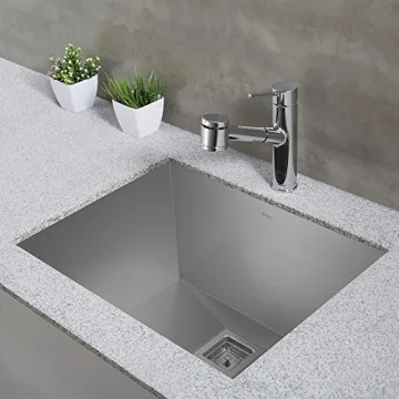 KRAUS Pax 24-Inch Stainless Steel Kitchen Sink for Modern Design