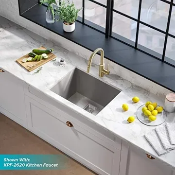 KRAUS Pax 24-Inch Stainless Steel Kitchen Sink for Modern Design