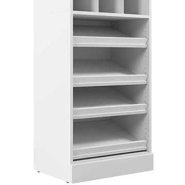 Bestar 25-inch White Closet Organizer for Easy Storage