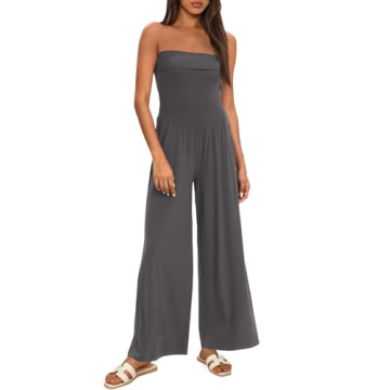 Darong Women's Stylish Tube Jumpsuit for Summer