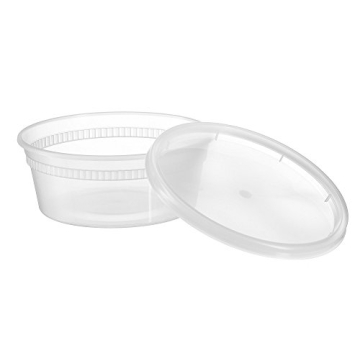 Basix 24 Count 8 Oz Food Storage Containers with Lids