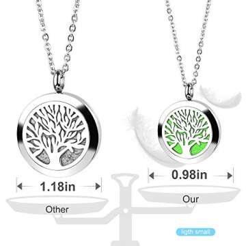 Stylish RoyAroma 2PCS Diffuser Necklace Set for All