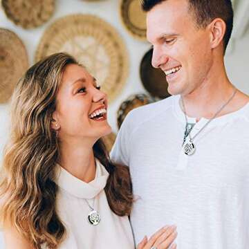 Stylish RoyAroma 2PCS Diffuser Necklace Set for All