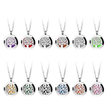 Stylish RoyAroma 2PCS Diffuser Necklace Set for All