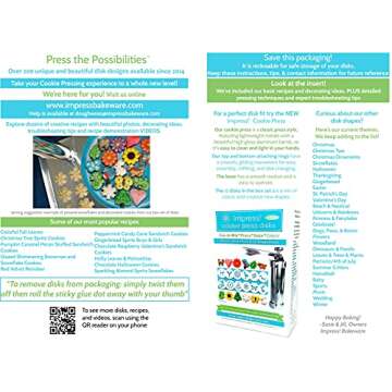 Gingerbread 8 Disk Set for Cookie Presses