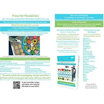 Gingerbread 8 Disk Set for Cookie Presses