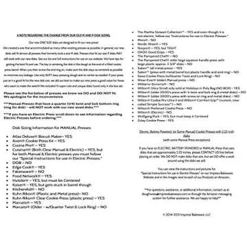 Gingerbread 8 Disk Set for Cookie Presses