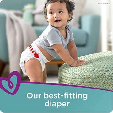 Pampers Cruisers 360° Diapers Size 4 Mega Pack for Active Babies