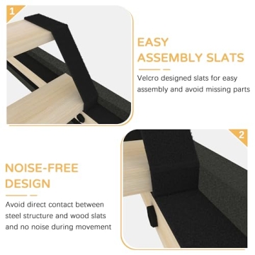 Fangflower Platform Bed Frame for Stylish Sleep Comfort