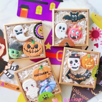 Mini Halloween Cookie Cutters Set for Creative Baking