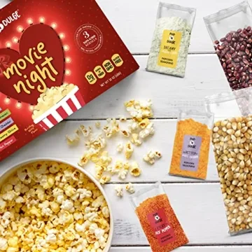 Valentine's Day Popcorn Gift Set for Movie Nights