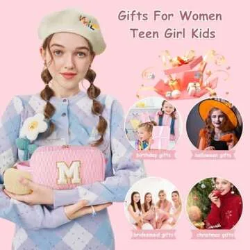 Personalized YOOLIFE Makeup Bag for Women - Cute and Stylish