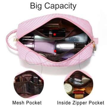 Personalized YOOLIFE Makeup Bag for Women - Cute and Stylish