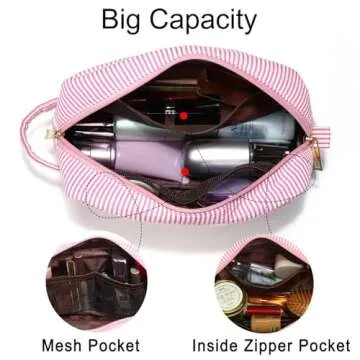 Personalized YOOLIFE Makeup Bag for Women - Cute and Stylish