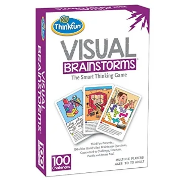 Think Fun Visual Brainstorms - 100 Engaging Puzzle Cards